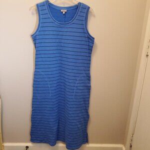 Women's T by Talbots Long sleeveless dress or swim coverup Size M, Blue, Ex Con!